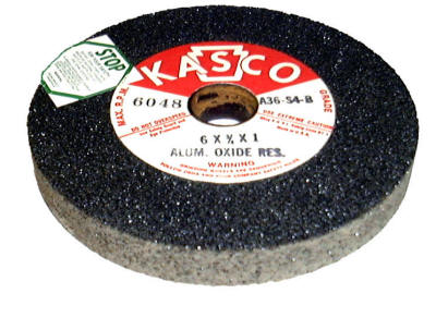 Straight grinding wheel for hard facing